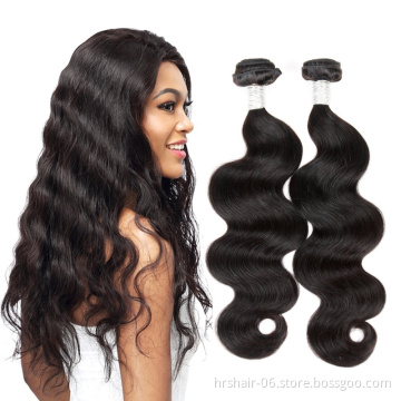 wholesale price 8A grade 8-30 inch unprocessed human  hair customized color body wave bundles